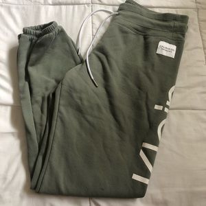 Sage Green Sweatpants | Calvin Klein Performance